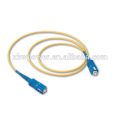 Length Customized SC/UPC Singlemode Simplex Yellow Fiber Optic Patch Cord